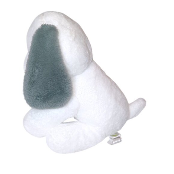 2022 Animal Adventure White & Gray Dog Plush Stuffed Toy 16" - Picture 5 of 6